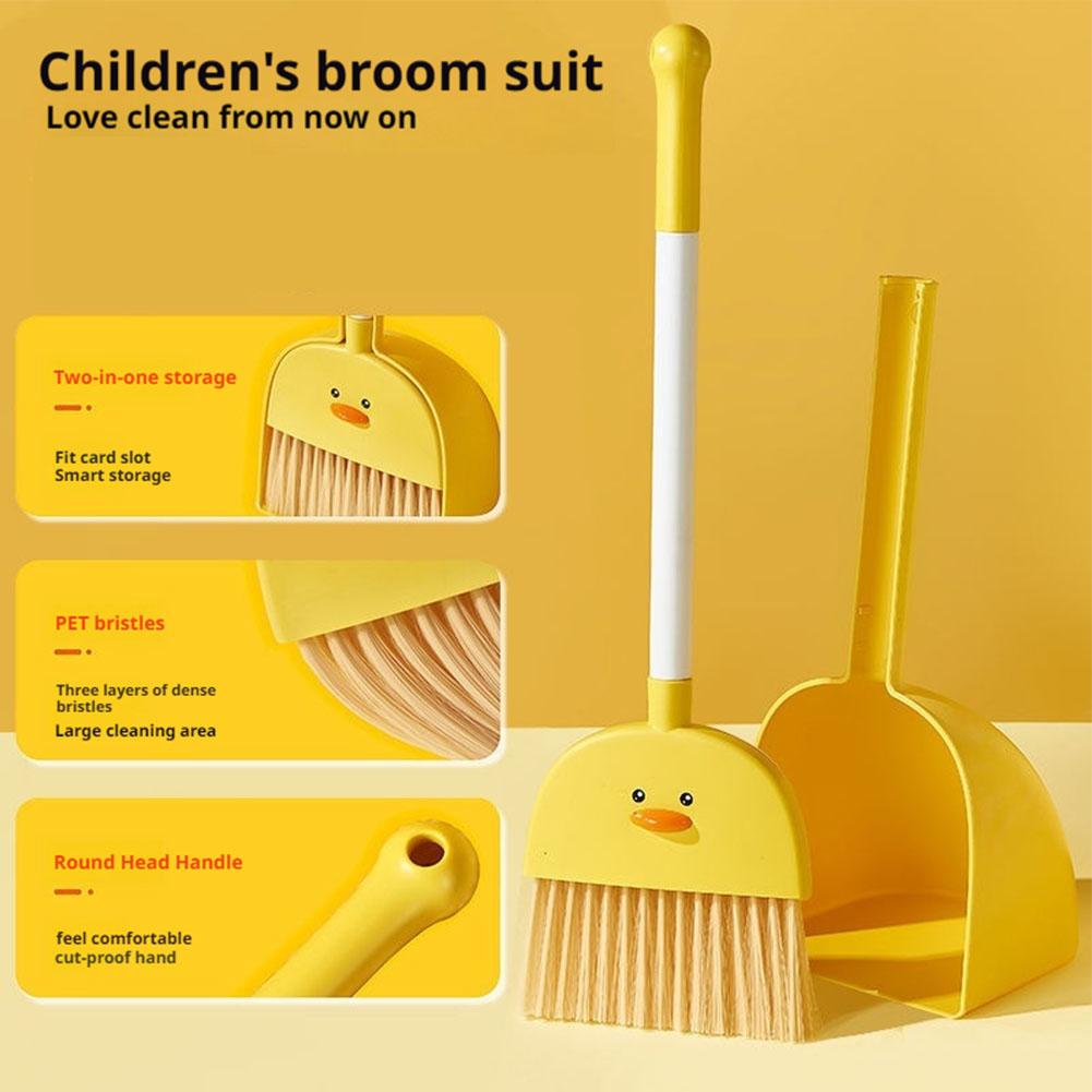 Kids Outdoor Broom - مجموعة مكنسة ومجرفة صغيرة للأطفال من