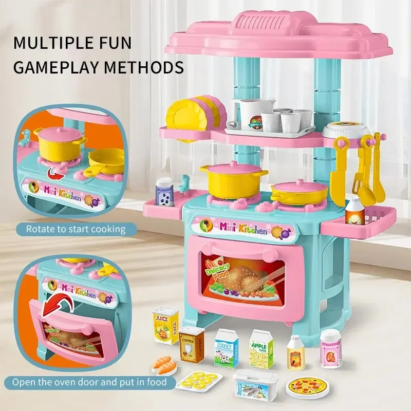 مجموعة ألعاب مطبخ مصغرة للعب ع - مراجعة Kids Outdoor Kitchen Accessories وسعره