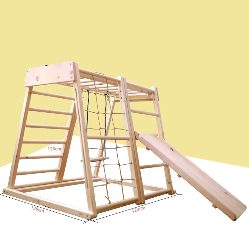 مجموعة تسلق خشبية للأطفال من م - مراجعة Kids Outdoor Climbing Frame وسعره